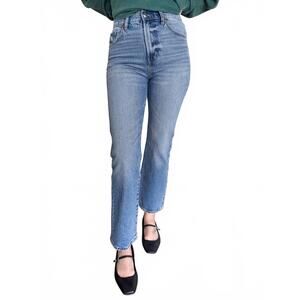 NEW PISTOLA ally high rise vintage ankle boot jeans in blue